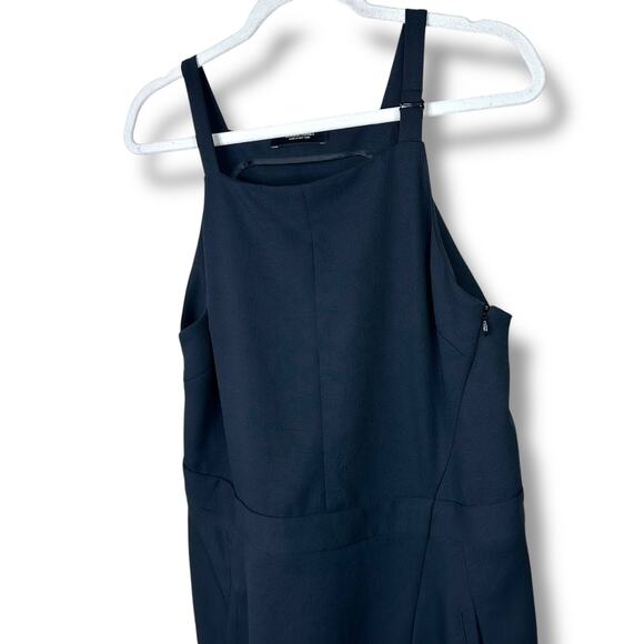 Rachel Comey NWOT Black Alcott Square Neckline Drop Crotch Casual Twill Jumpsuit - Picture 6 of 13